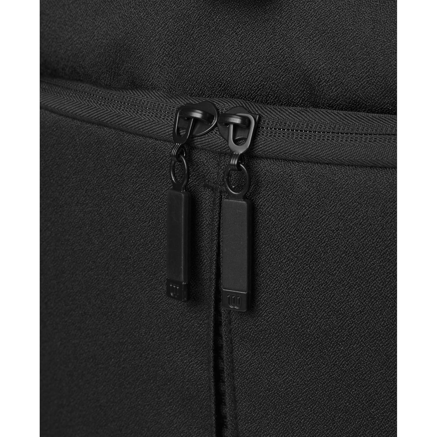 Mochila de Tenis Wilson Estilo de Vida Negra - Capacidad 2 Raquetas