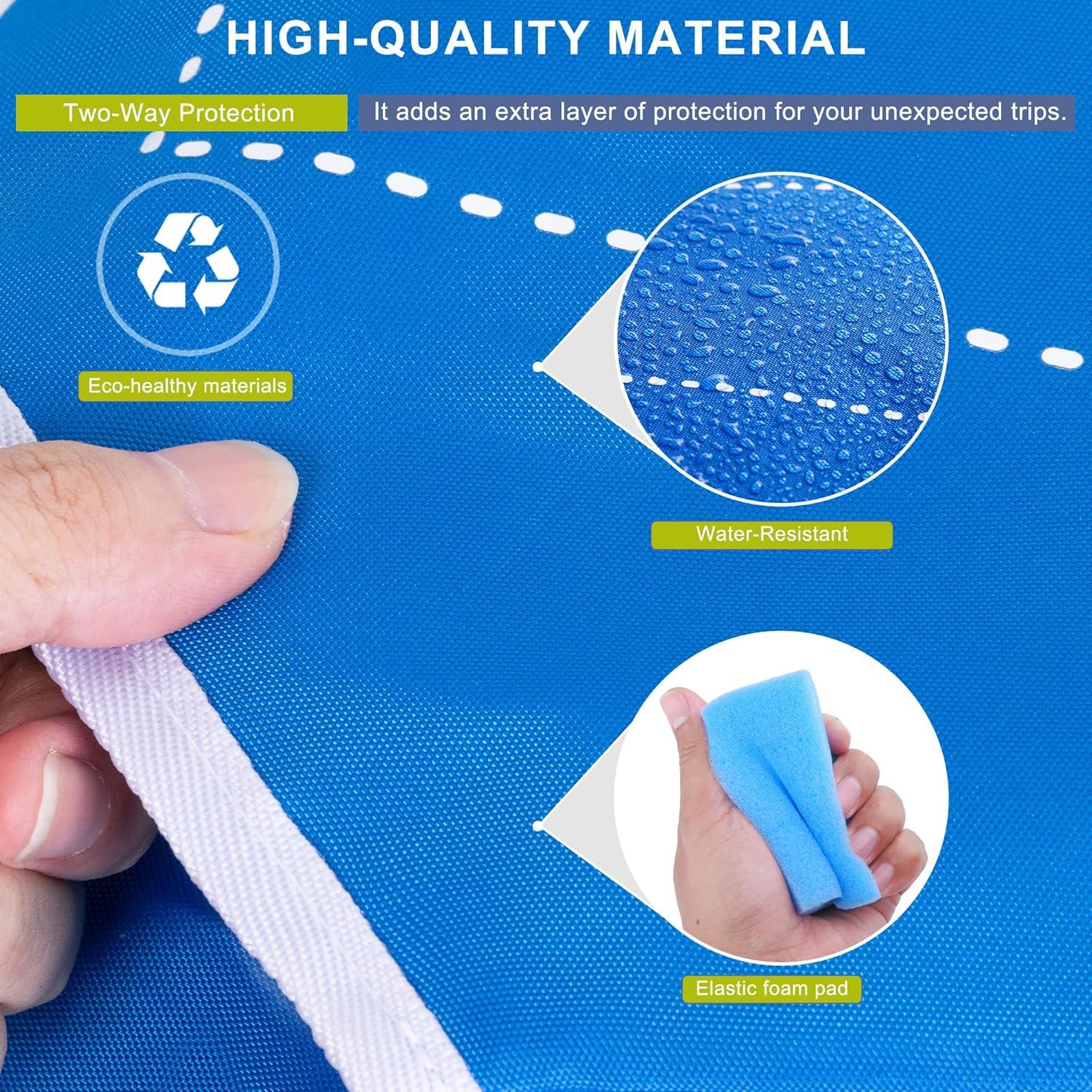 Mochila de Tenis UNIHIMAL Azul Oscuro, Capacidad para 2 Raquetas