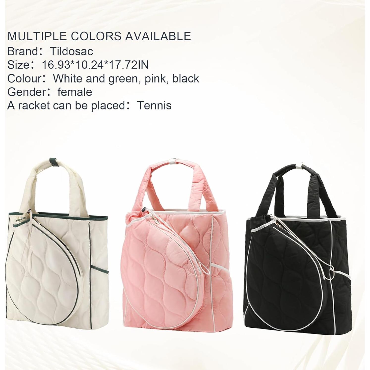 Bolsa de Tenis 2-en-1 CCGTIOR Q2438-01 25L Blanca