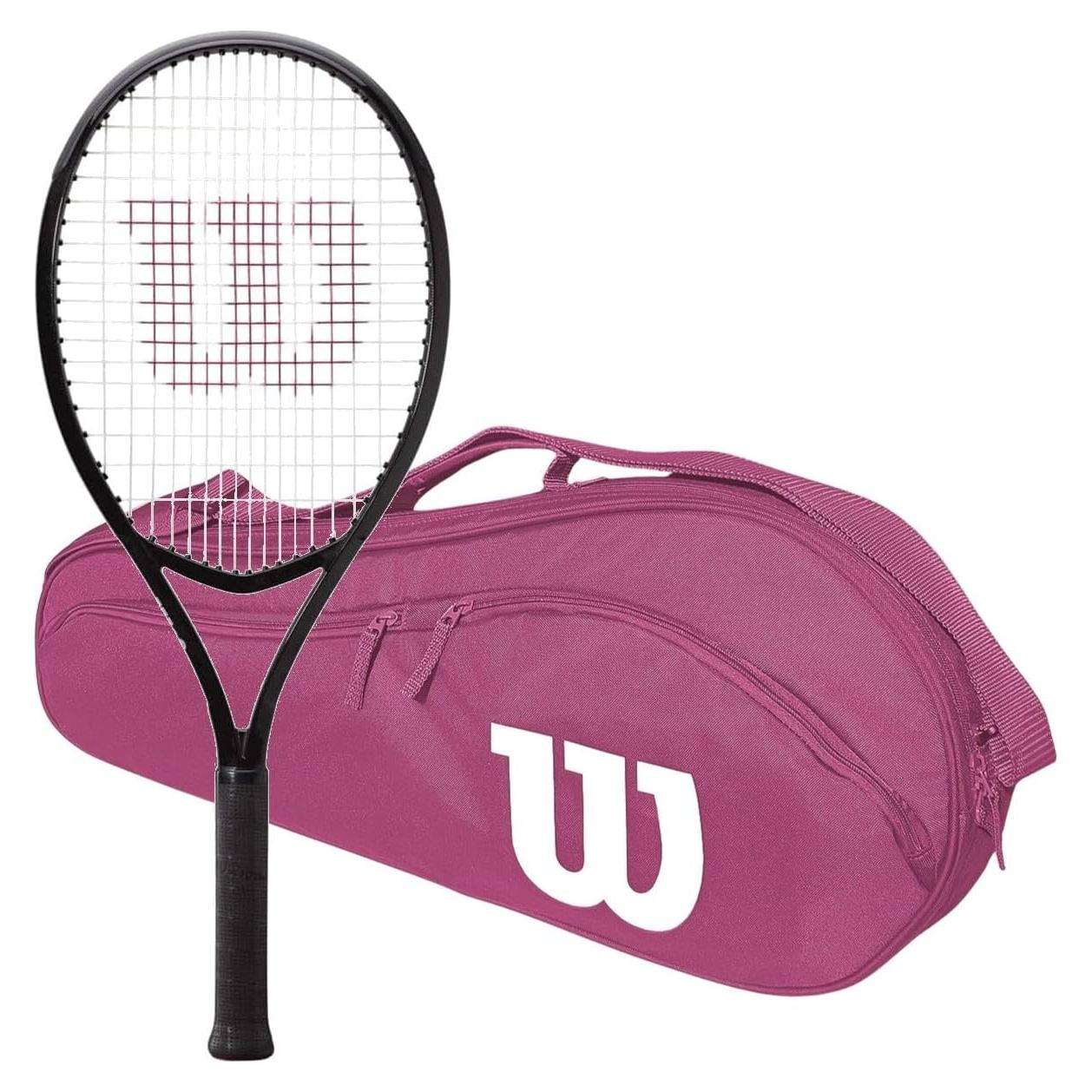 Raqueta de Tenis Wilson XP1 con Bolsa Advantage 2.5 Rosa