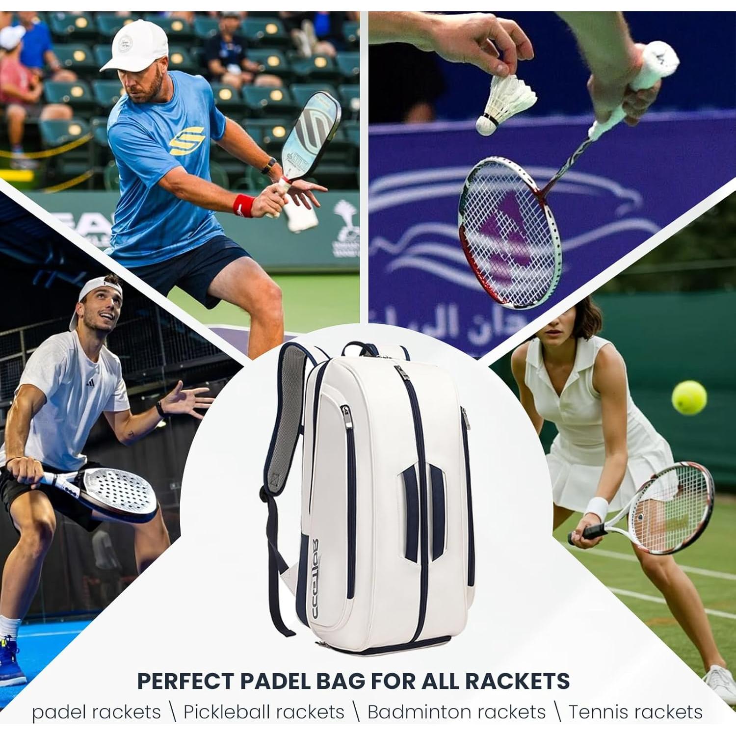 Bolsa de Tenis CCGTIOR Cus-010 Azul Multiusos 31.5x20x51.5cm