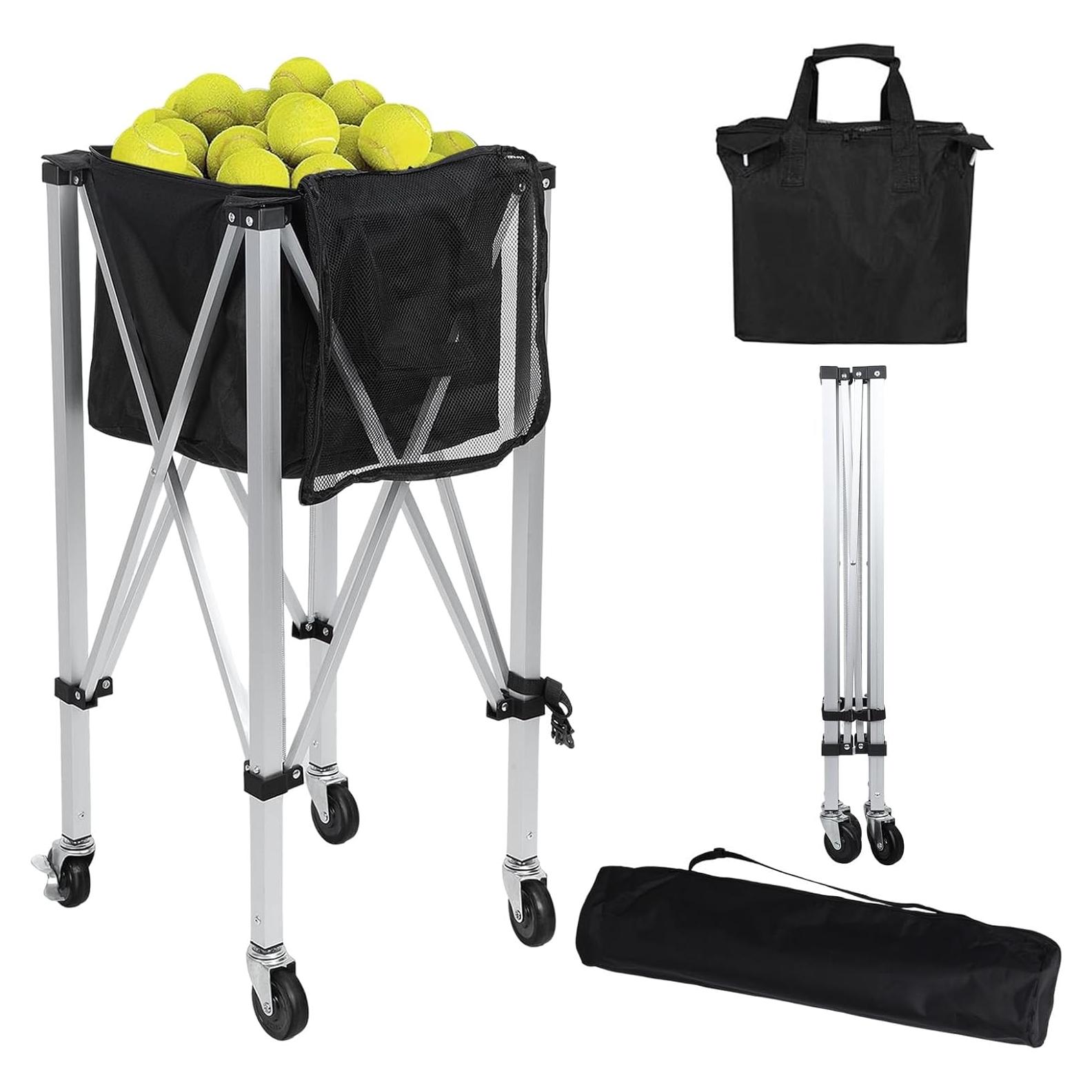 Cesta Plegable para Pelotas de Tenis Nobirent 160 Pelotas