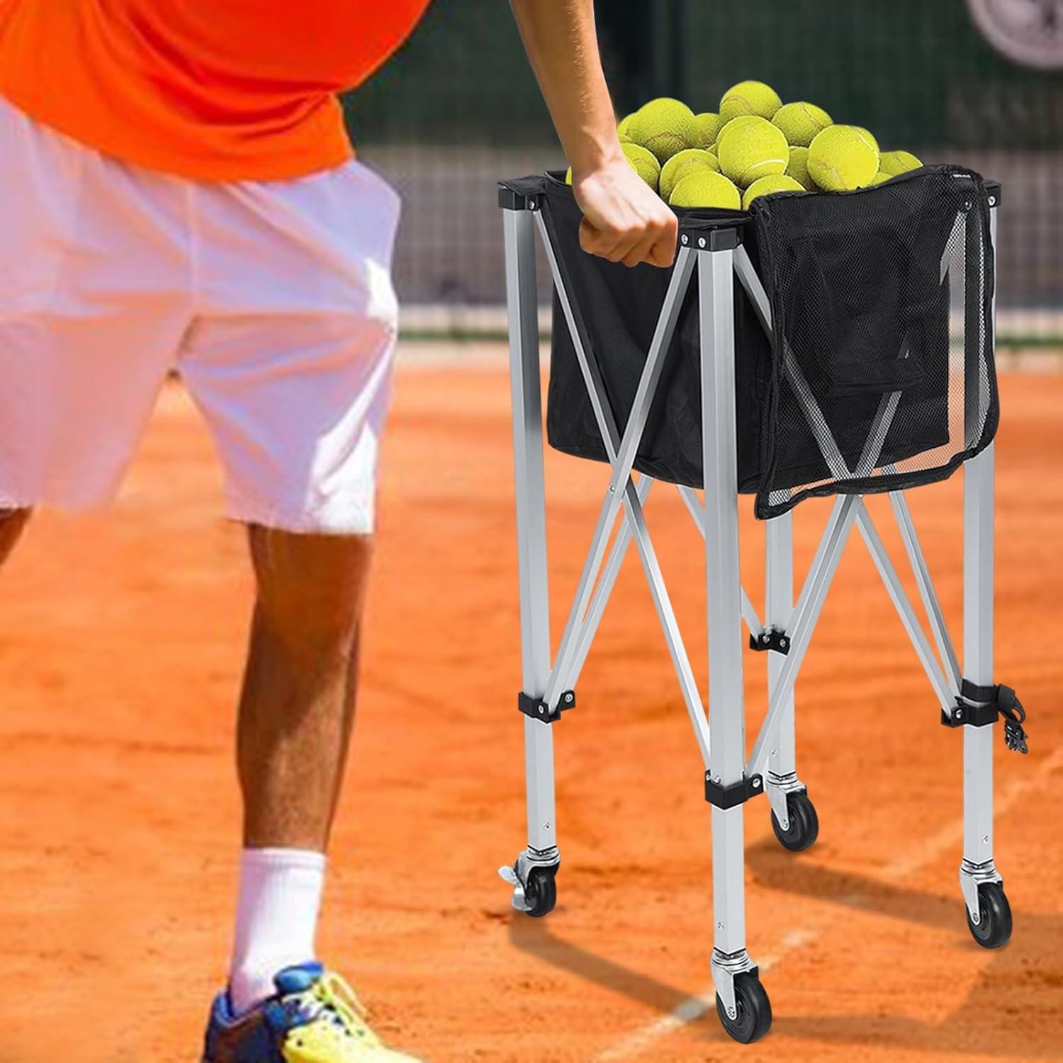 Cesta Plegable para Pelotas de Tenis Nobirent 160 Pelotas