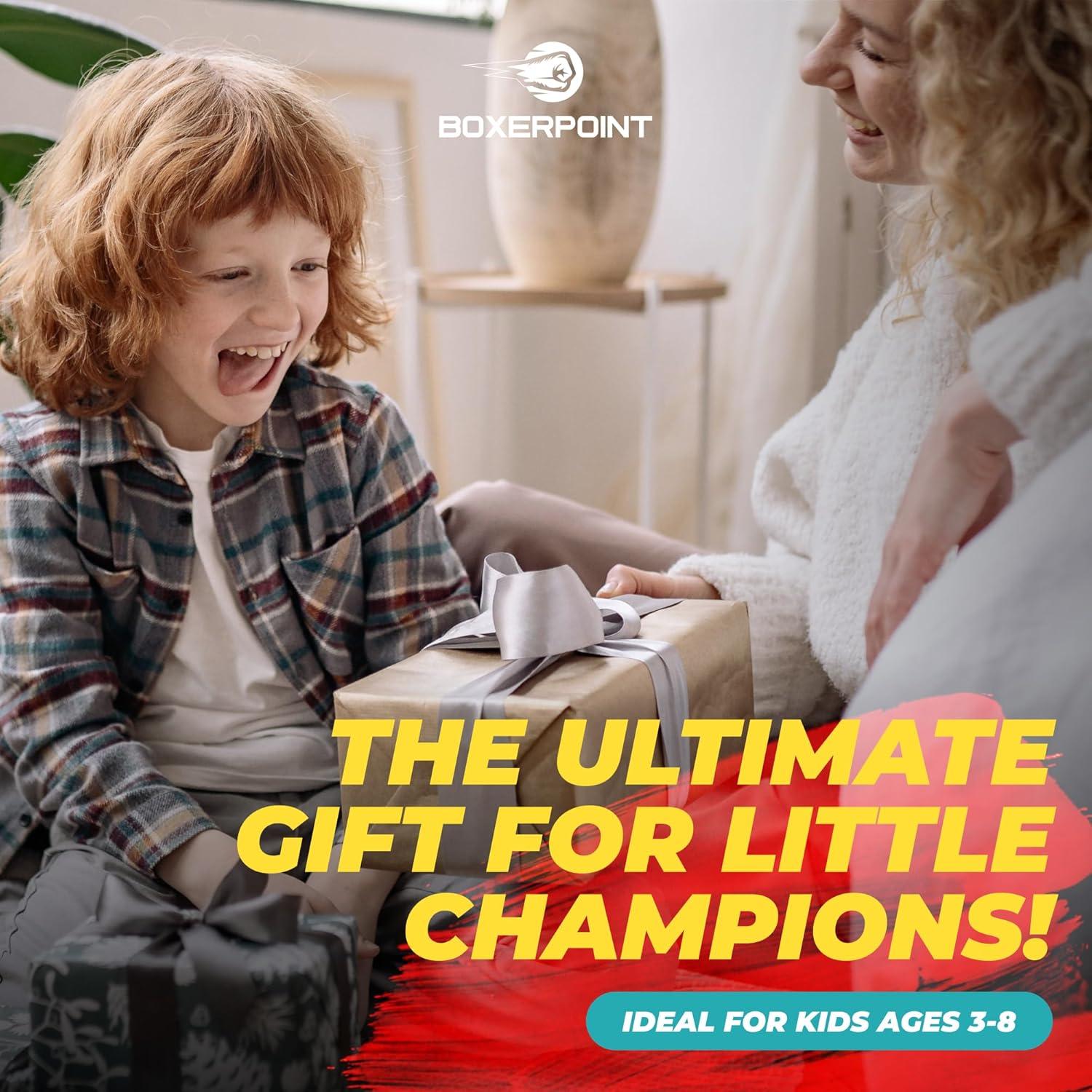 Saco de Boxeo Inflable BOXERPOINT 160 cm para Niños 3-8 Años