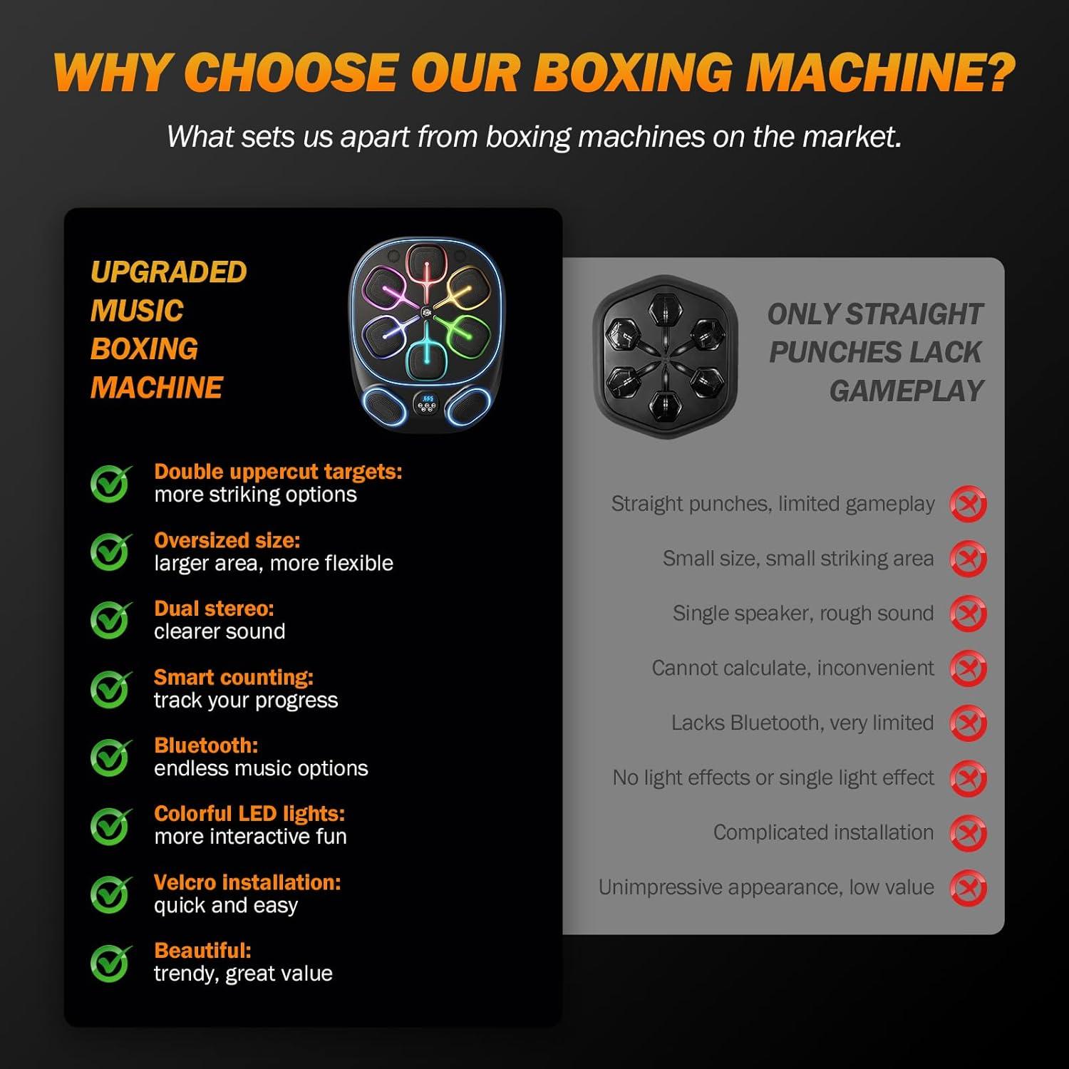 Máquina de Boxeo Musical FIAMEARMOR MBT10 Grande Ajustable