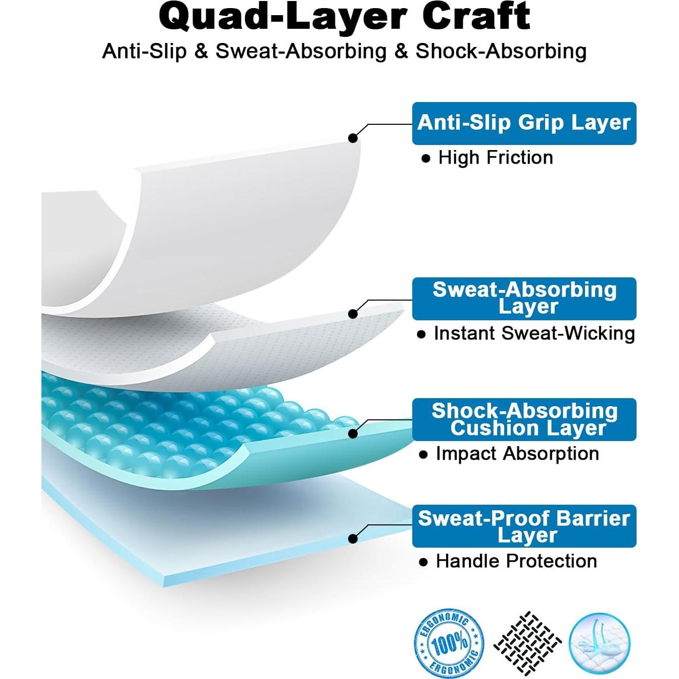 Paquete de 10 Cintas de Agarre KUZAW WQSJ01 Antideslizantes