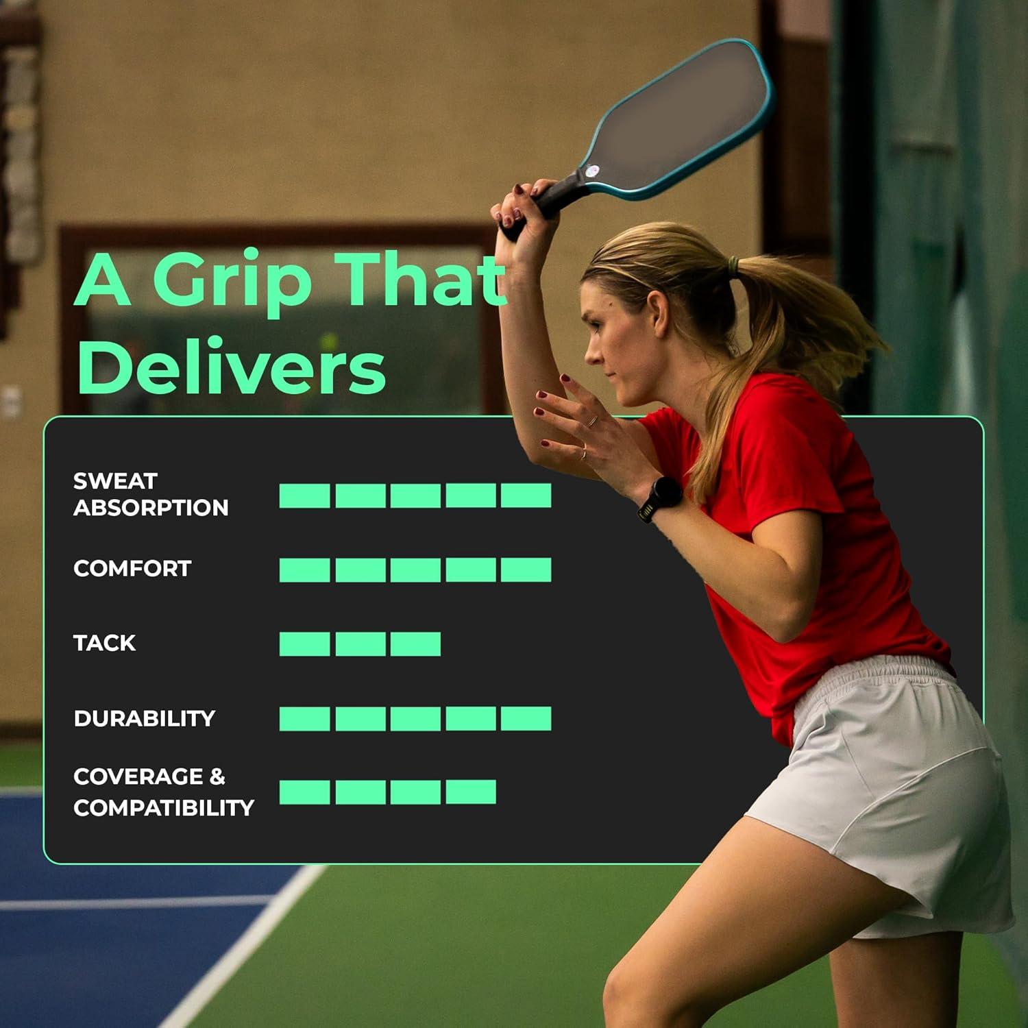 Cinta de Agarre de Pickleball ADV FT-PICKLE-PARENT - Paquete de 12