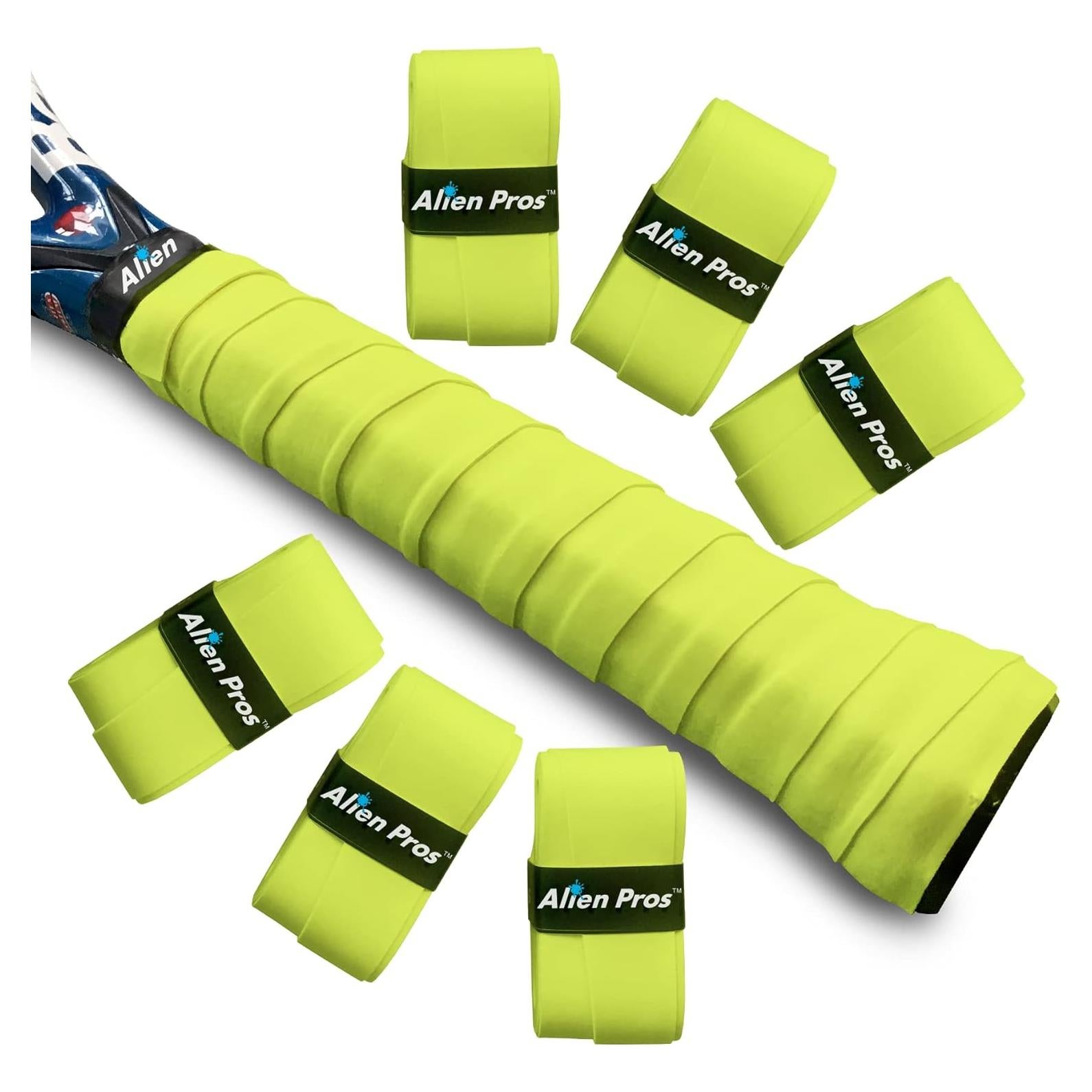 Cinta de agarre para raqueta de tenis ALIEN PROS - 6 unidades