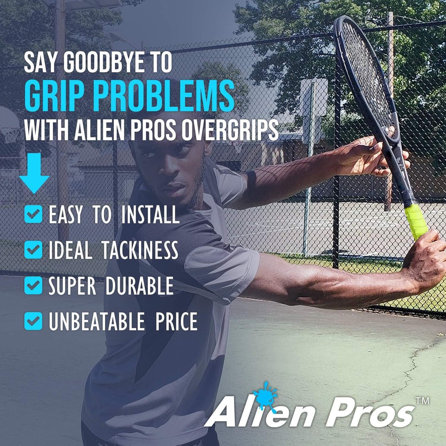 Cinta de agarre para raqueta de tenis ALIEN PROS - 6 unidades