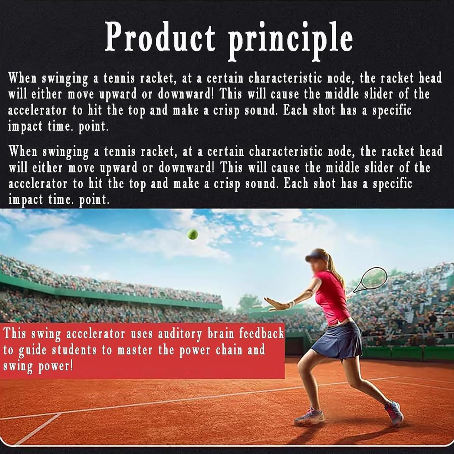 Entrenador de Swing de Tenis Genérico - Acelerador 69cm