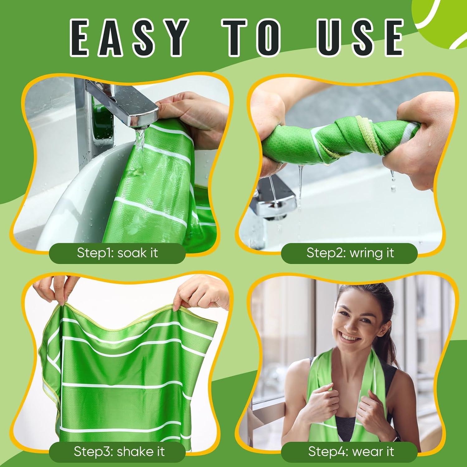 Paquete de 12 Toallas de Enfriamiento FuWeave 101.6x30.5cm