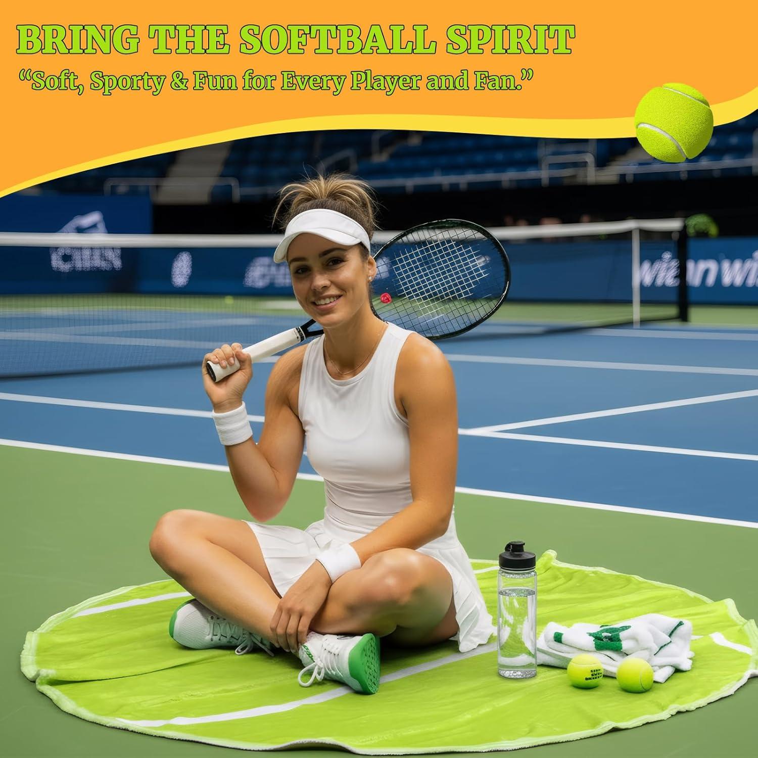 Manta Redonda de Tenis Hahafelt 152 cm Franela Suave