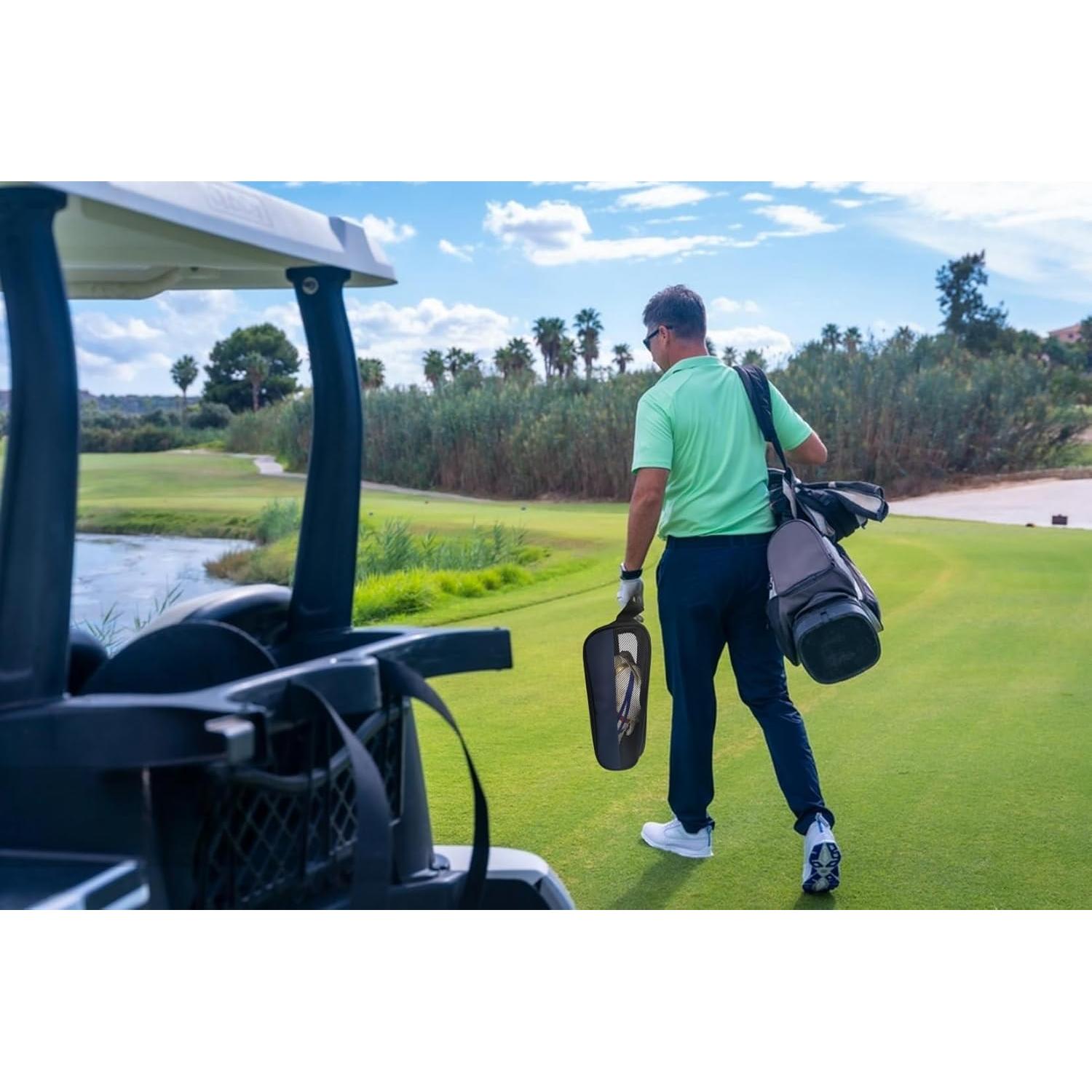 Bolsa de Zapatos de Golf Impermeable Sanseenia Unisex Gris