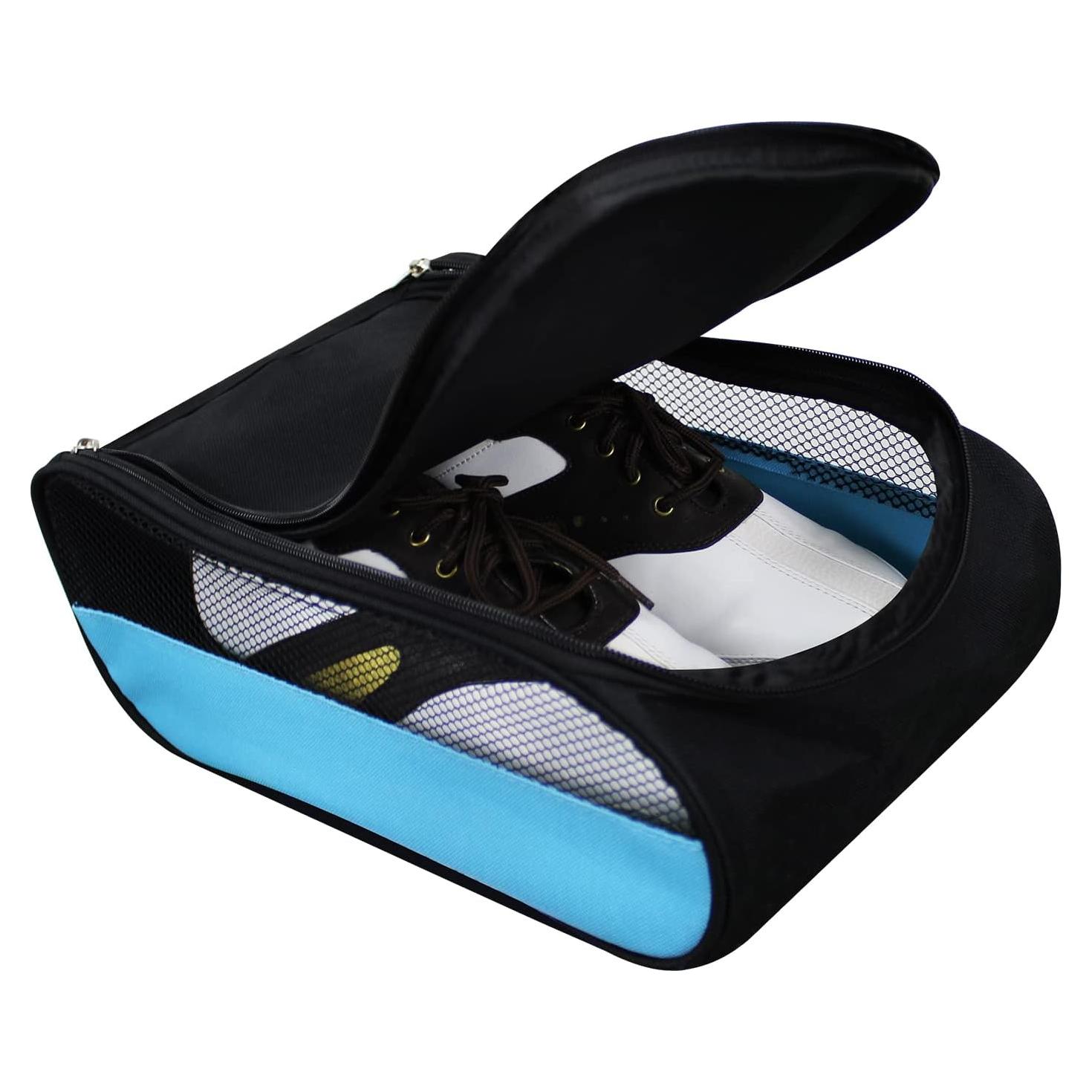 Bolsa de Zapatos de Golf Portátil Scott Edward Impermeable 34x23cm