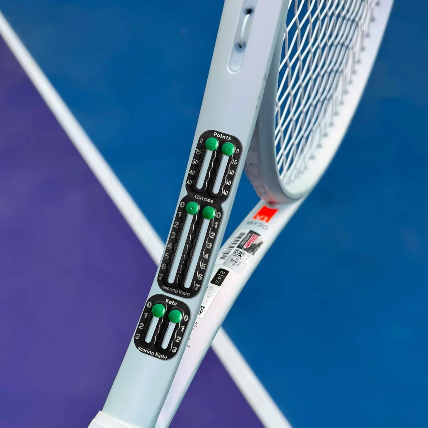 Marcador de Puntuación de Tenis RunNico 2 Pcs Ligero Adhesivo