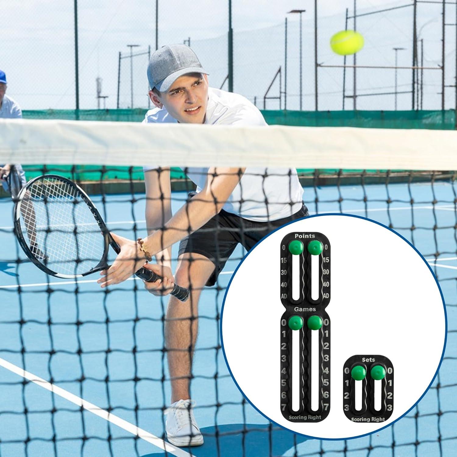 Marcador de Puntuación de Tenis RunNico 2 Pcs Ligero Adhesivo