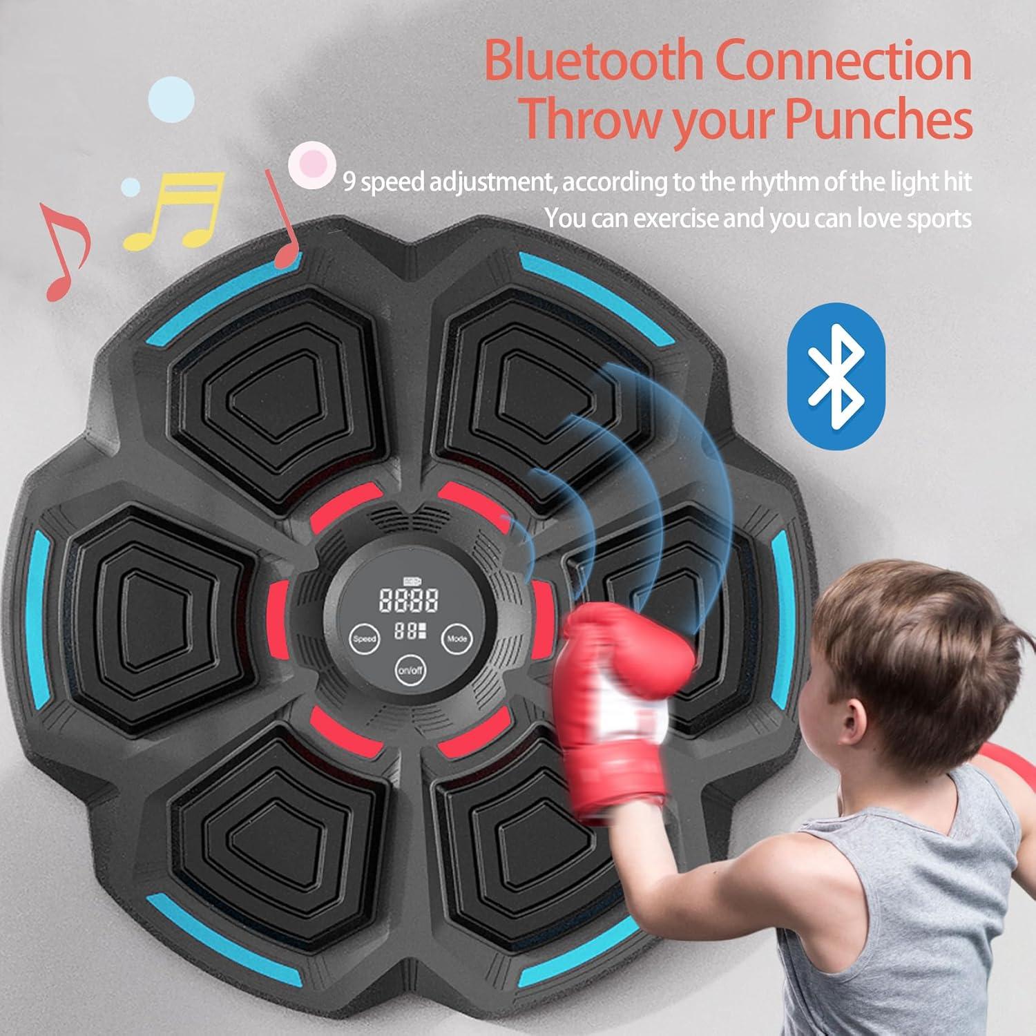 Máquina de Boxeo Musical Keyoung con Guantes - 40x40cm