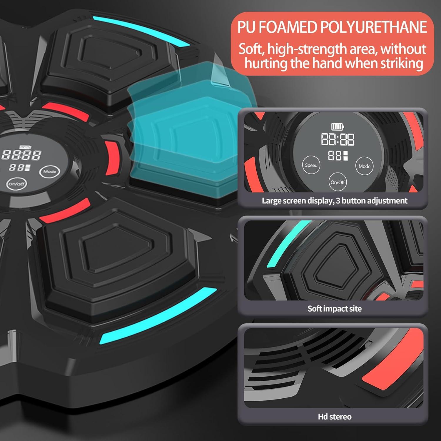 Máquina de Boxeo Musical Keyoung con Guantes - 40x40cm