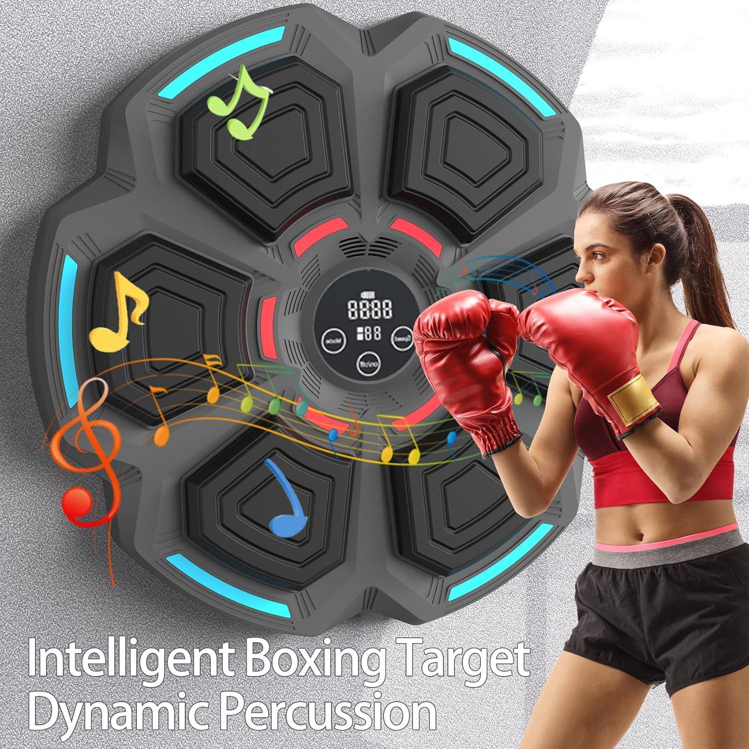 Máquina de Boxeo Musical Keyoung con Guantes - 40x40cm