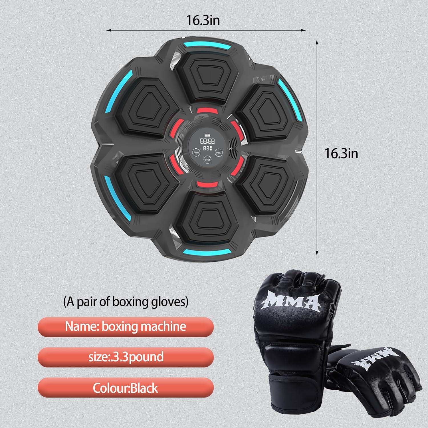 Máquina de Boxeo Musical Keyoung con Guantes - 40x40cm