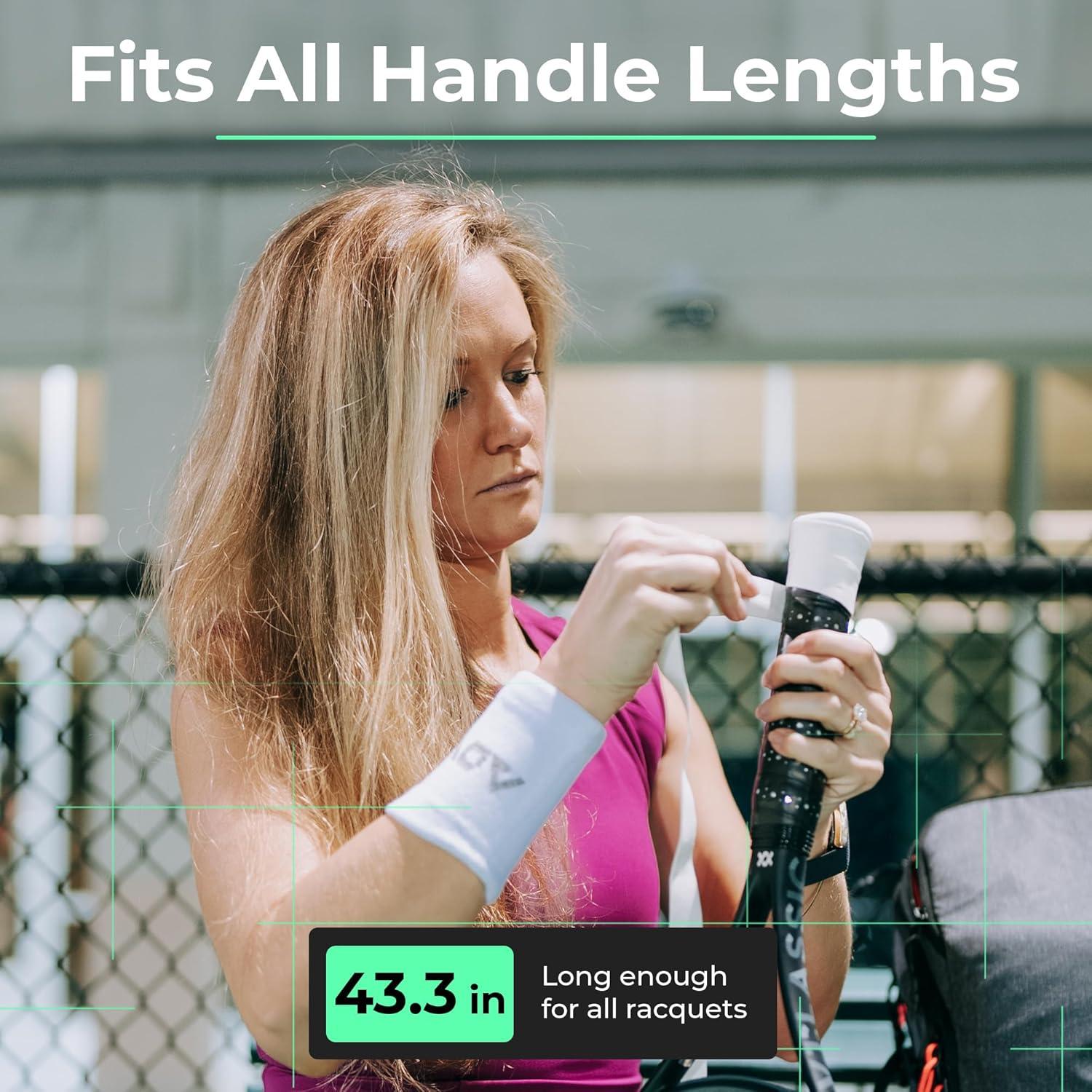 Cinta de Sobregrip para Tenis ADV Tennis - Paquete de 60 Blanco