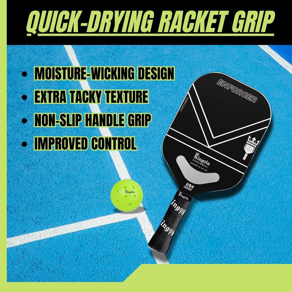 Over Grip Antideslizante Kingpin Pickleball - Paquete de 3