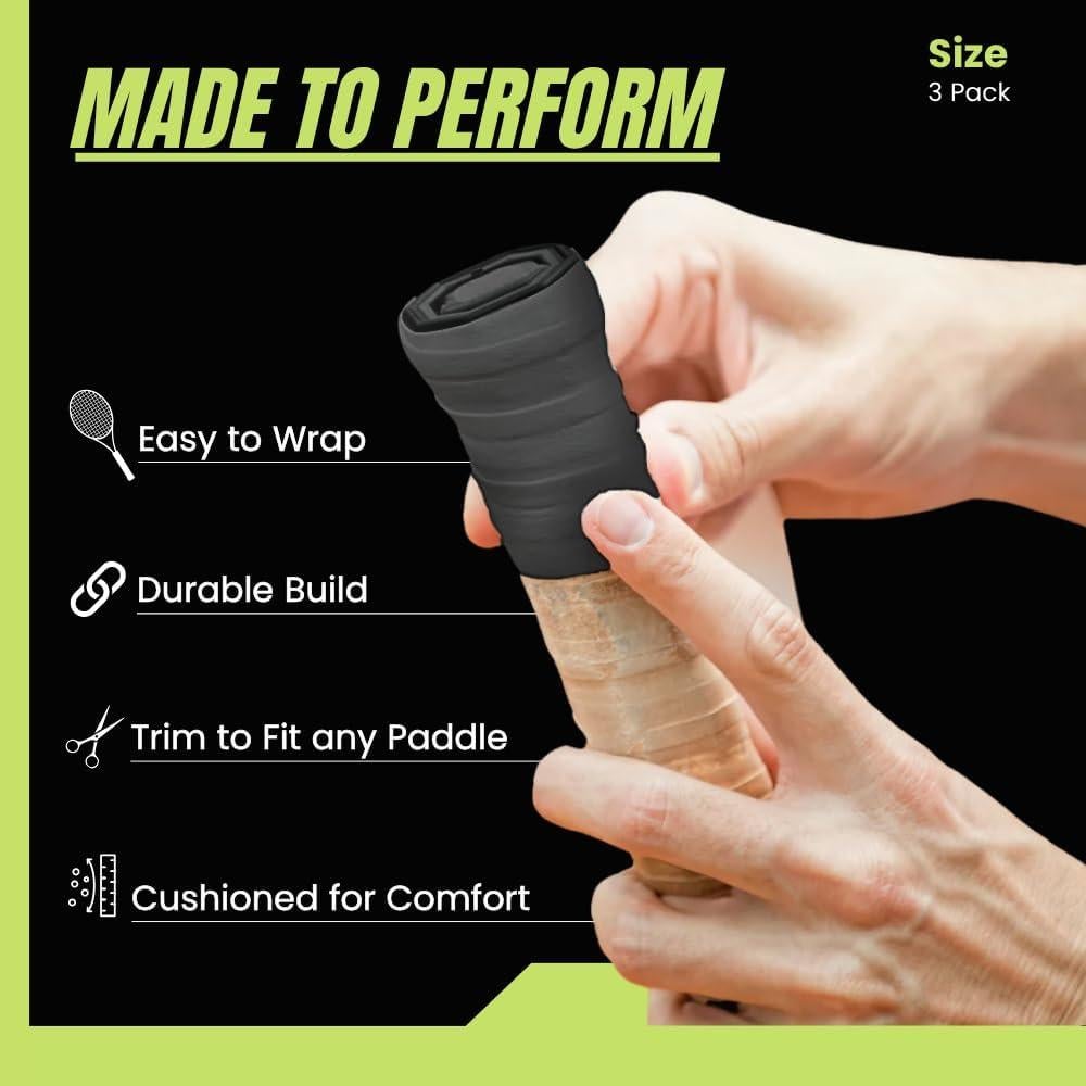 Over Grip Antideslizante Kingpin Pickleball - Paquete de 3