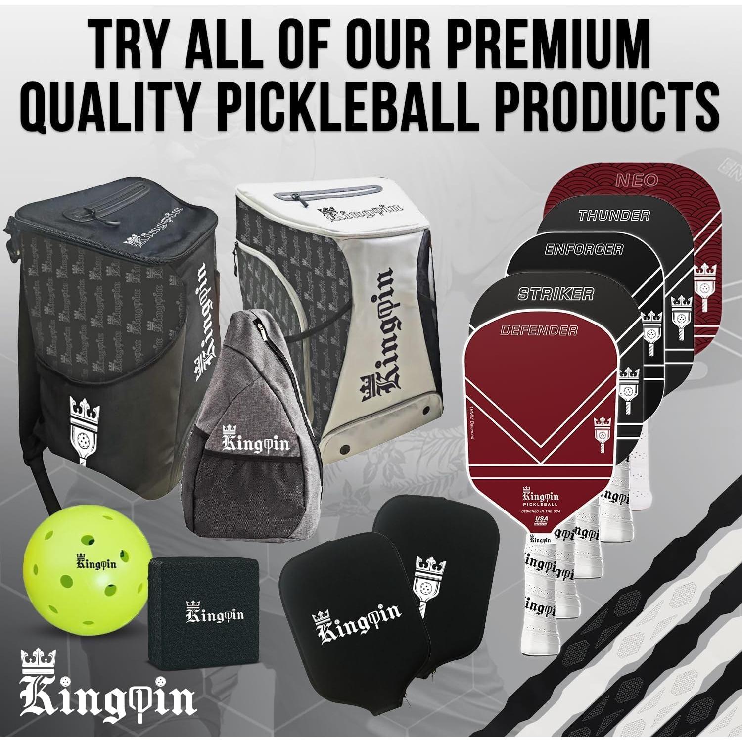Over Grip Antideslizante Kingpin Pickleball - Paquete de 3