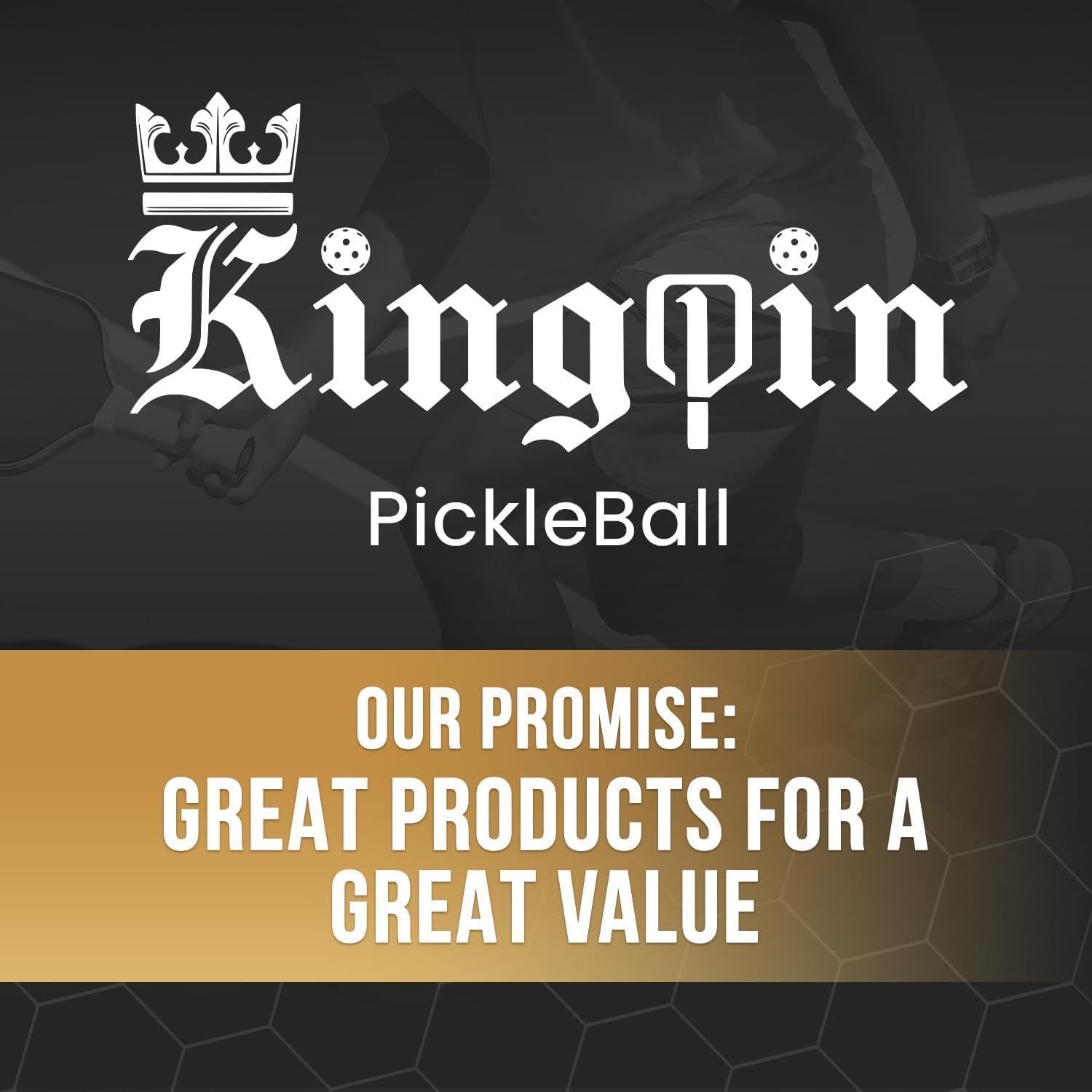 Over Grip Antideslizante Kingpin Pickleball - Paquete de 3