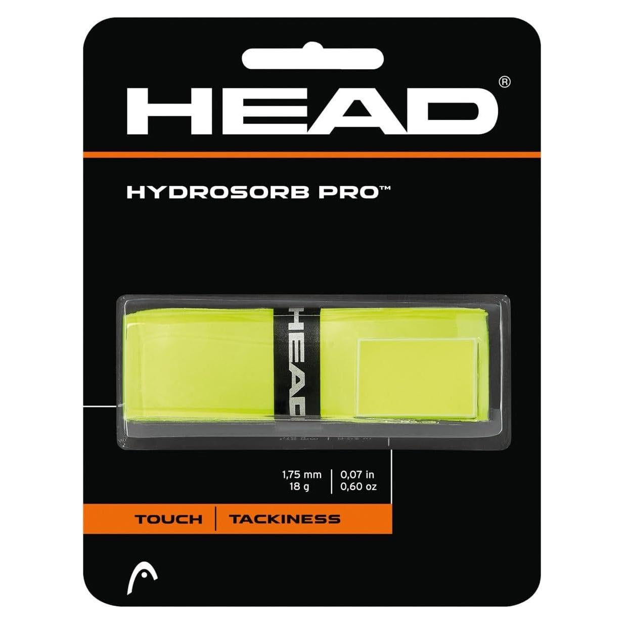Empuñadura de Repuesto HEAD Hydrosorb Pro Amarillo - Tenis