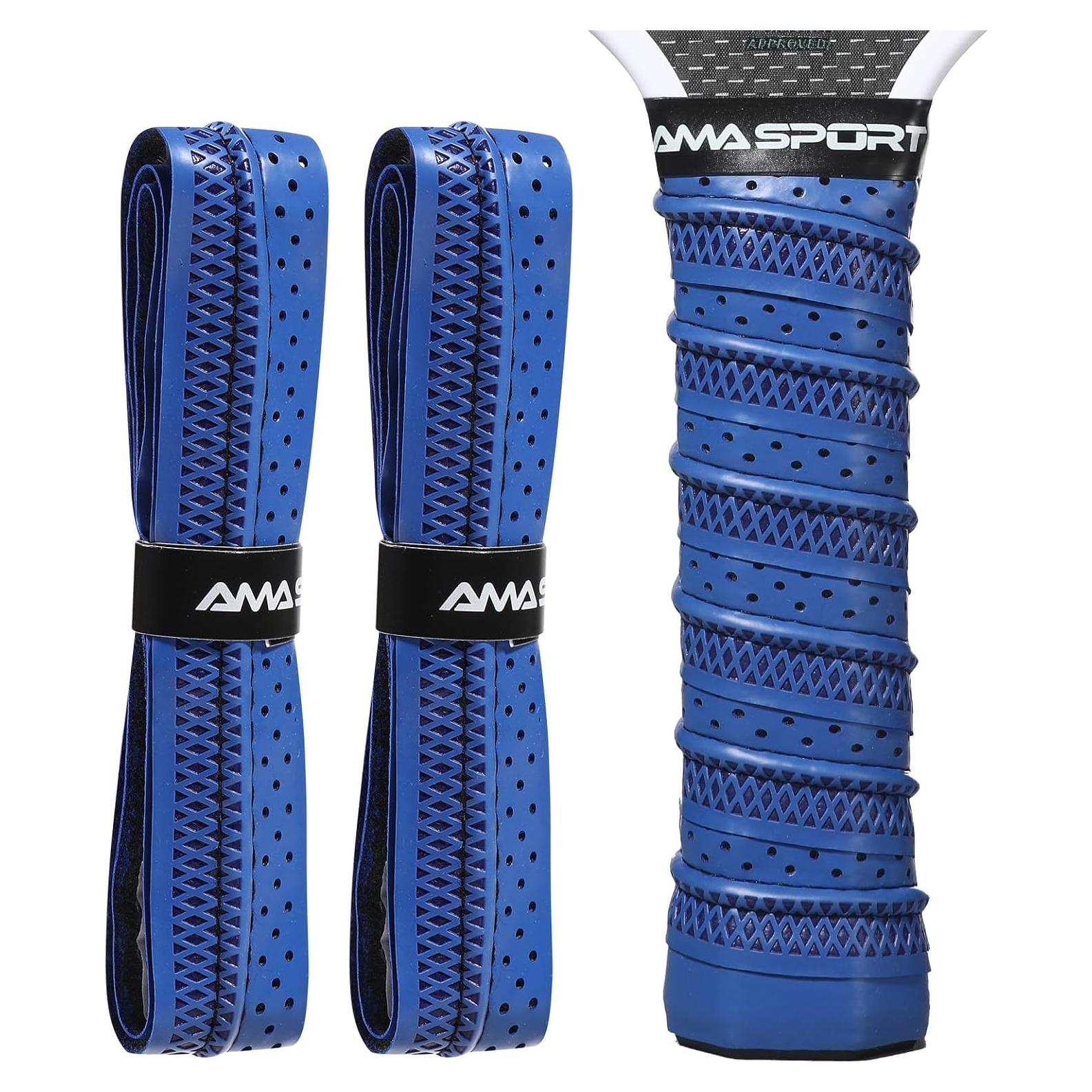 Cinta de Agarre Antideslizante AMA SPORT para Palas de Pickleball - Paquete de 2