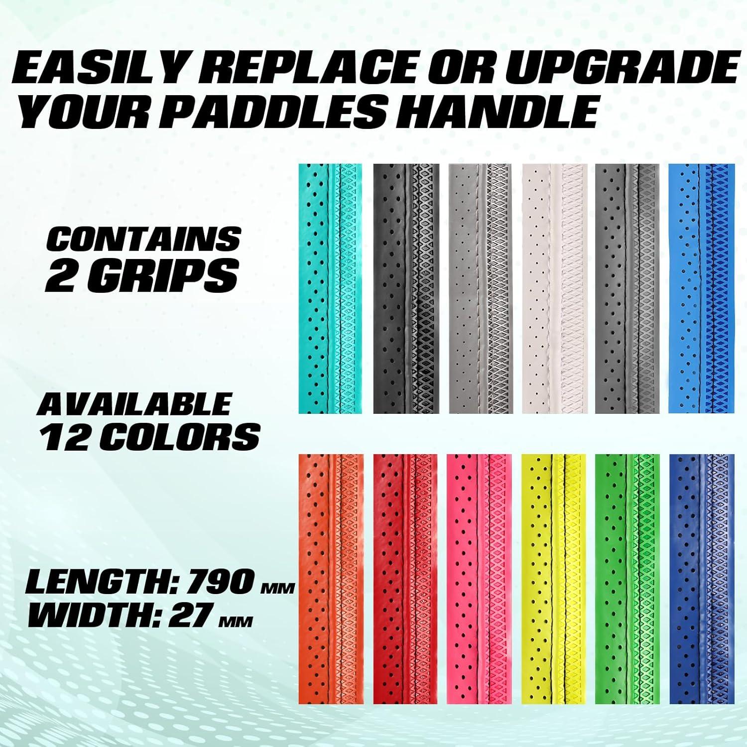 Cinta de Agarre Antideslizante AMA SPORT para Palas de Pickleball - Paquete de 2