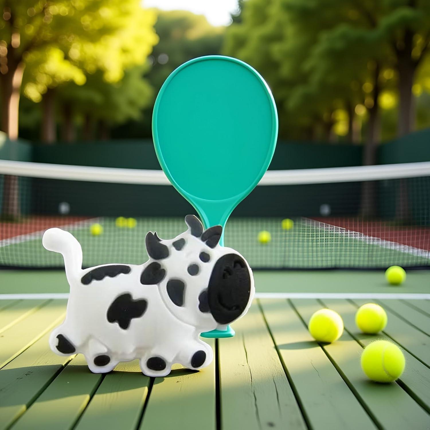 Dampener de Vibración Raqueta Tenis Jinshining Silicona Vaca