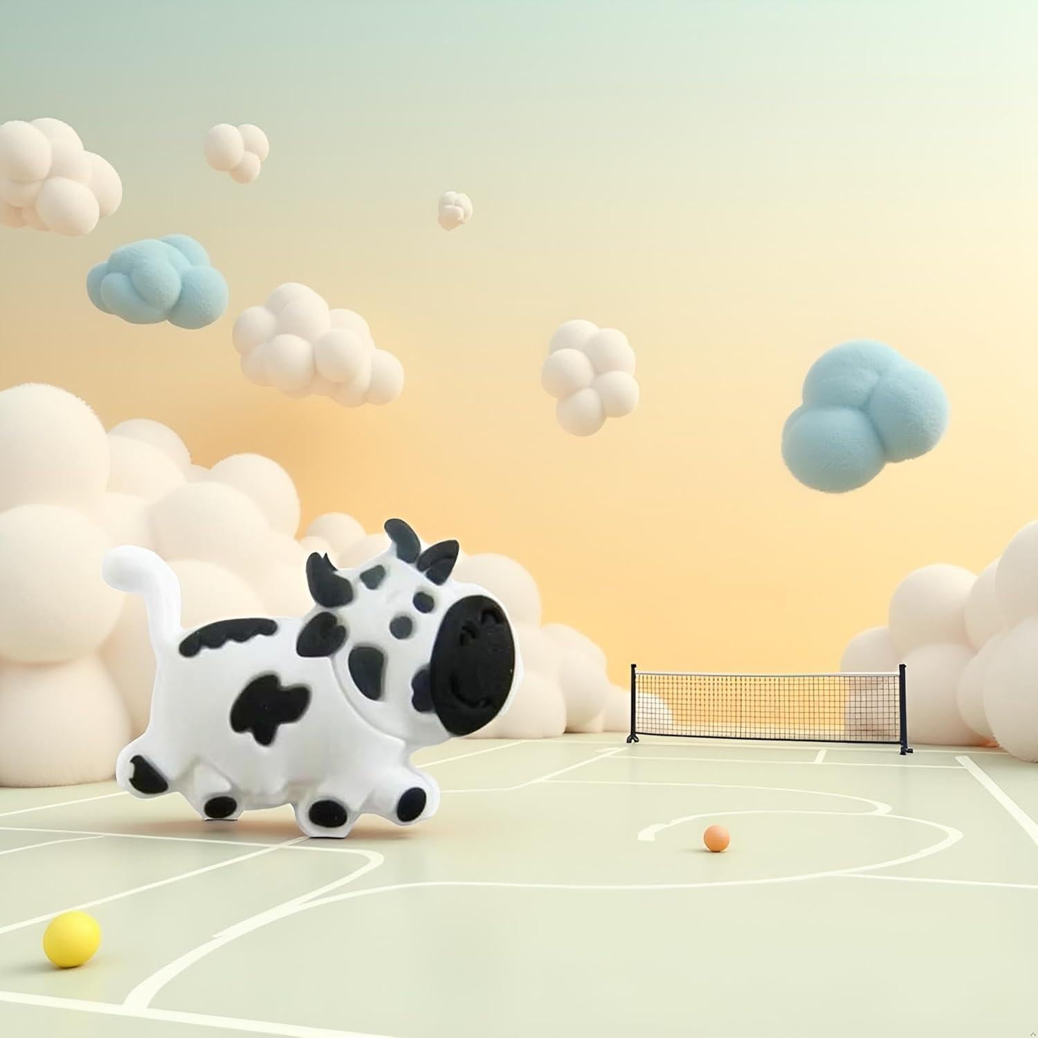 Dampener de Vibración Raqueta Tenis Jinshining Silicona Vaca