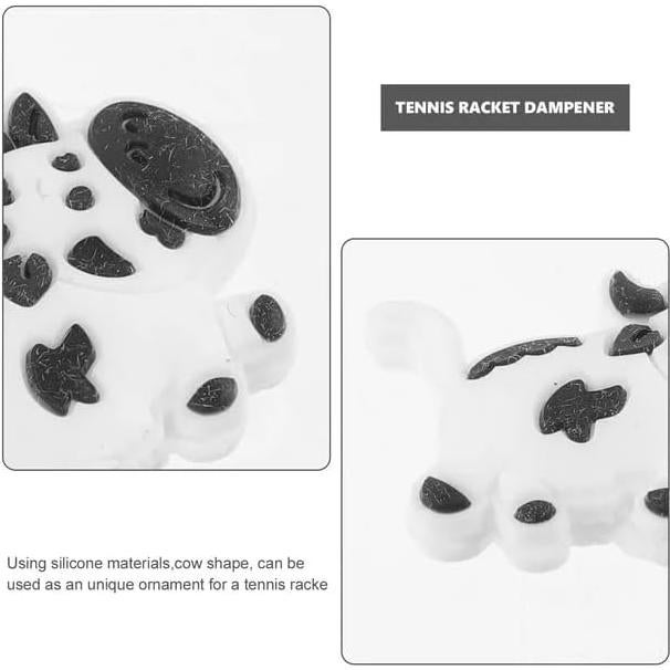 Dampener de Vibración Raqueta Tenis Jinshining Silicona Vaca