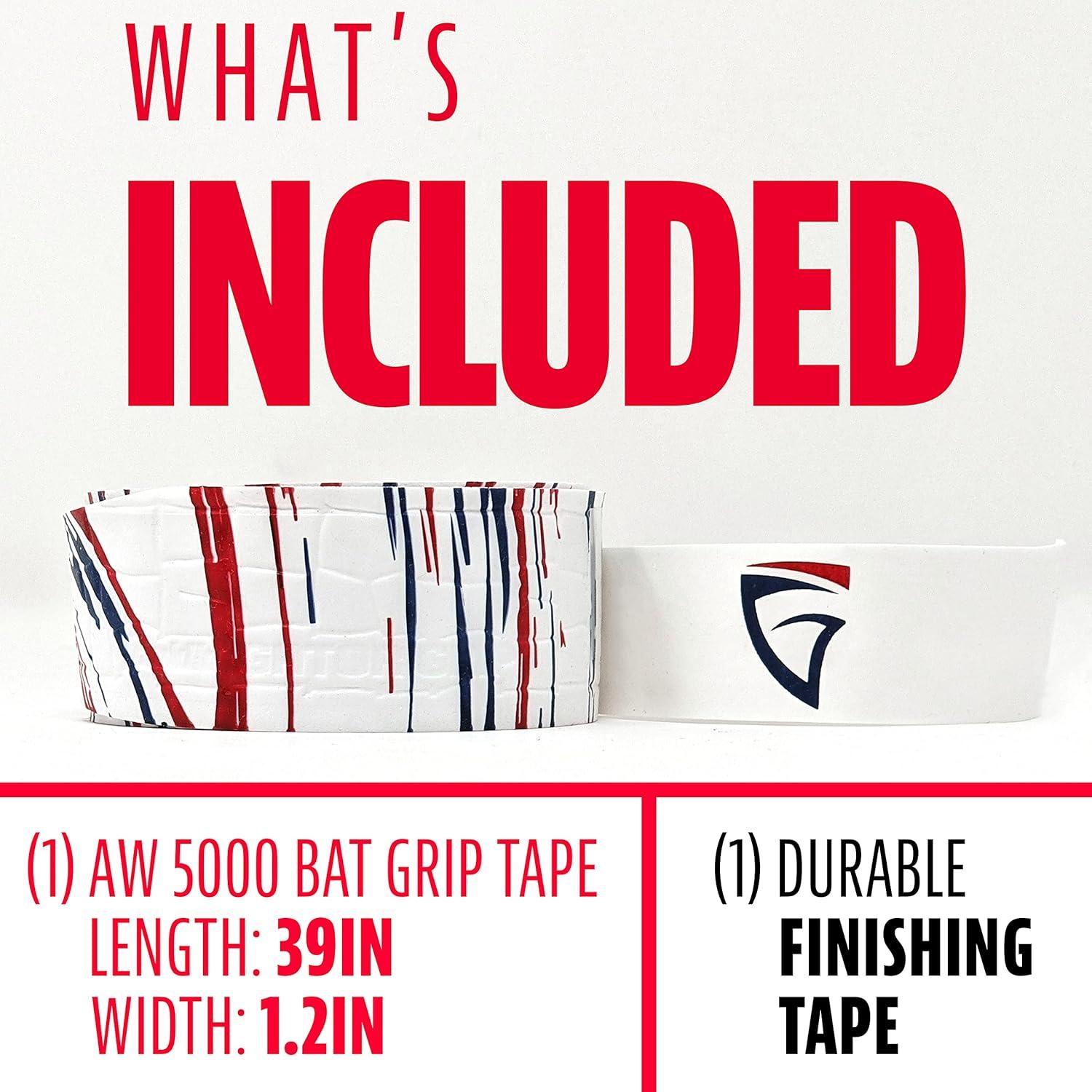 Cinta de agarre para bate de béisbol Franklin Sports Gator Grip 1.2mm