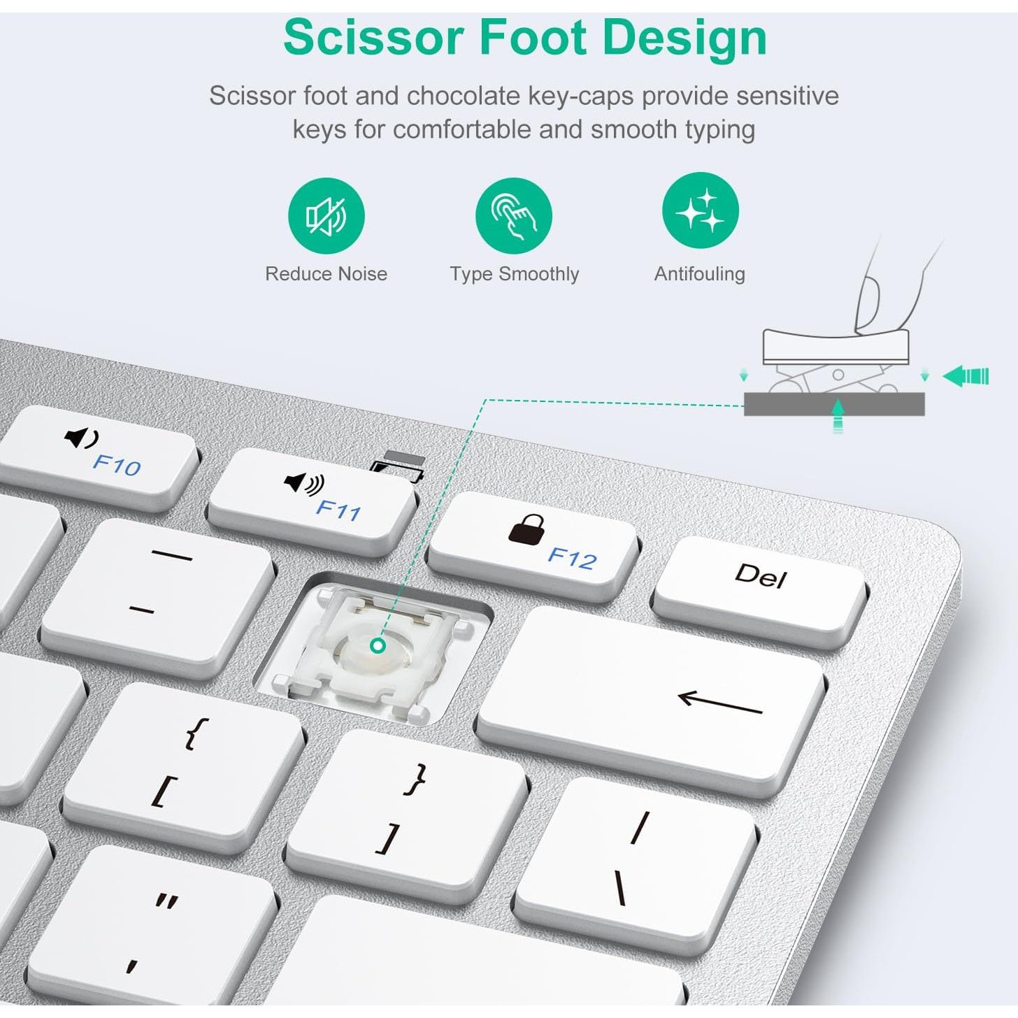 Teclado Bluetooth SPARIN para Samsung Galaxy Tab A9+ Gris