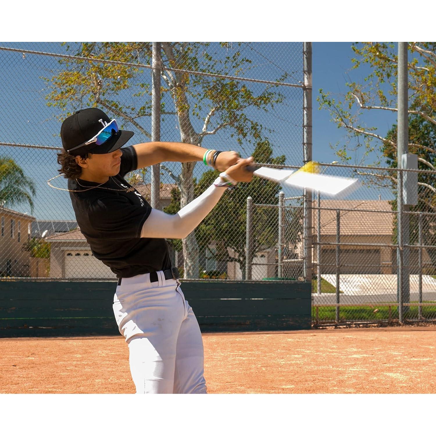 Bate de Entrenamiento PowerNet con 6 Micro Crushers Amarillos