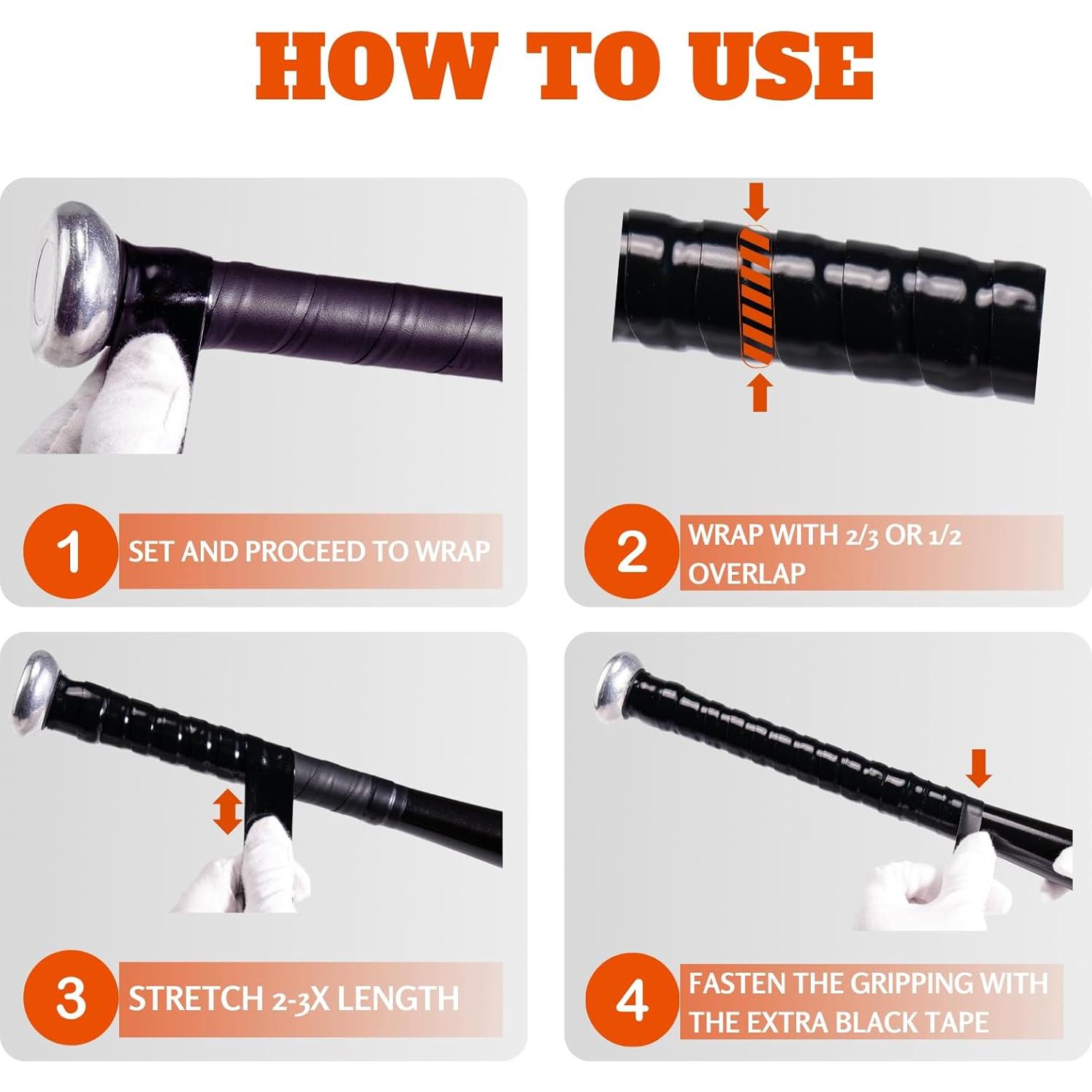 Cinta de agarre antideslizante Autrends 1.1mm para bates