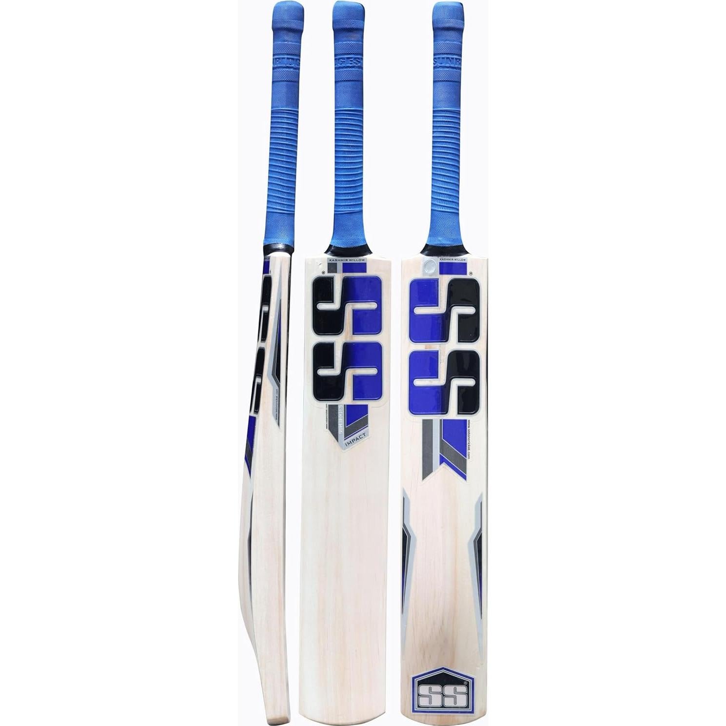 Bate de Críquet SS de Sauce de Cachemira 1.2 kg Manija Corta