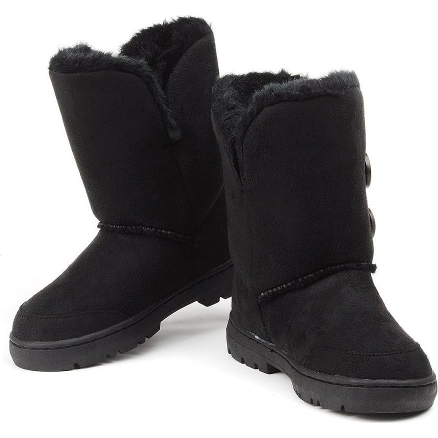 Botas de Nieve CLPP'LI para Mujeres con Forro Sintético