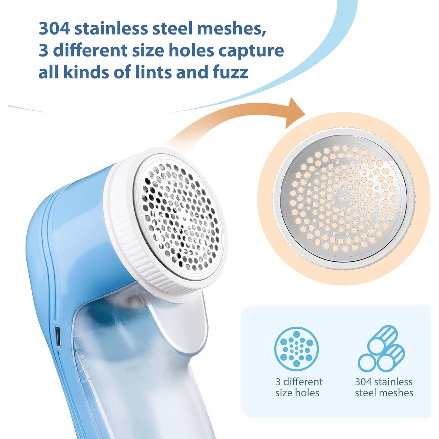 Raspador de tela Tiptop Home MM eléctrico recargable USB