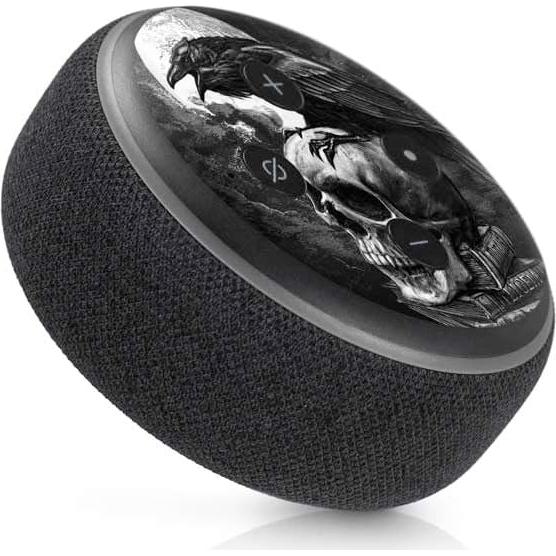 Skin Alchemy Carta Poes Raven para Amazon Echo Dot 3