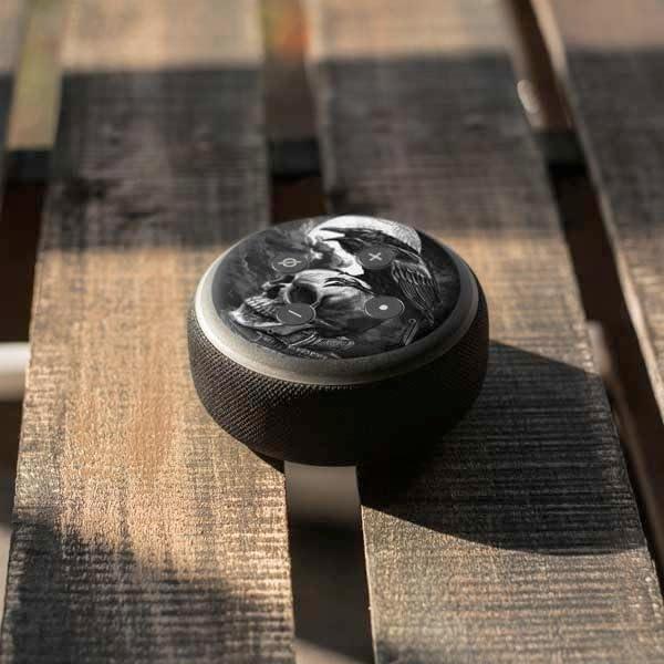 Skin Alchemy Carta Poes Raven para Amazon Echo Dot 3