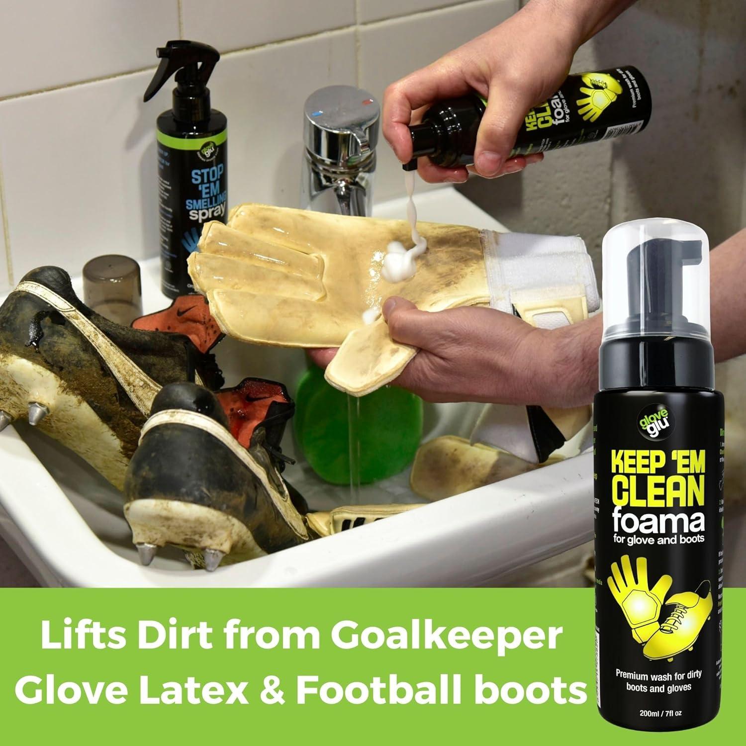 Limpiador Foama para Guantes y Botas de Fútbol 200ml - Keep 'Em Clean