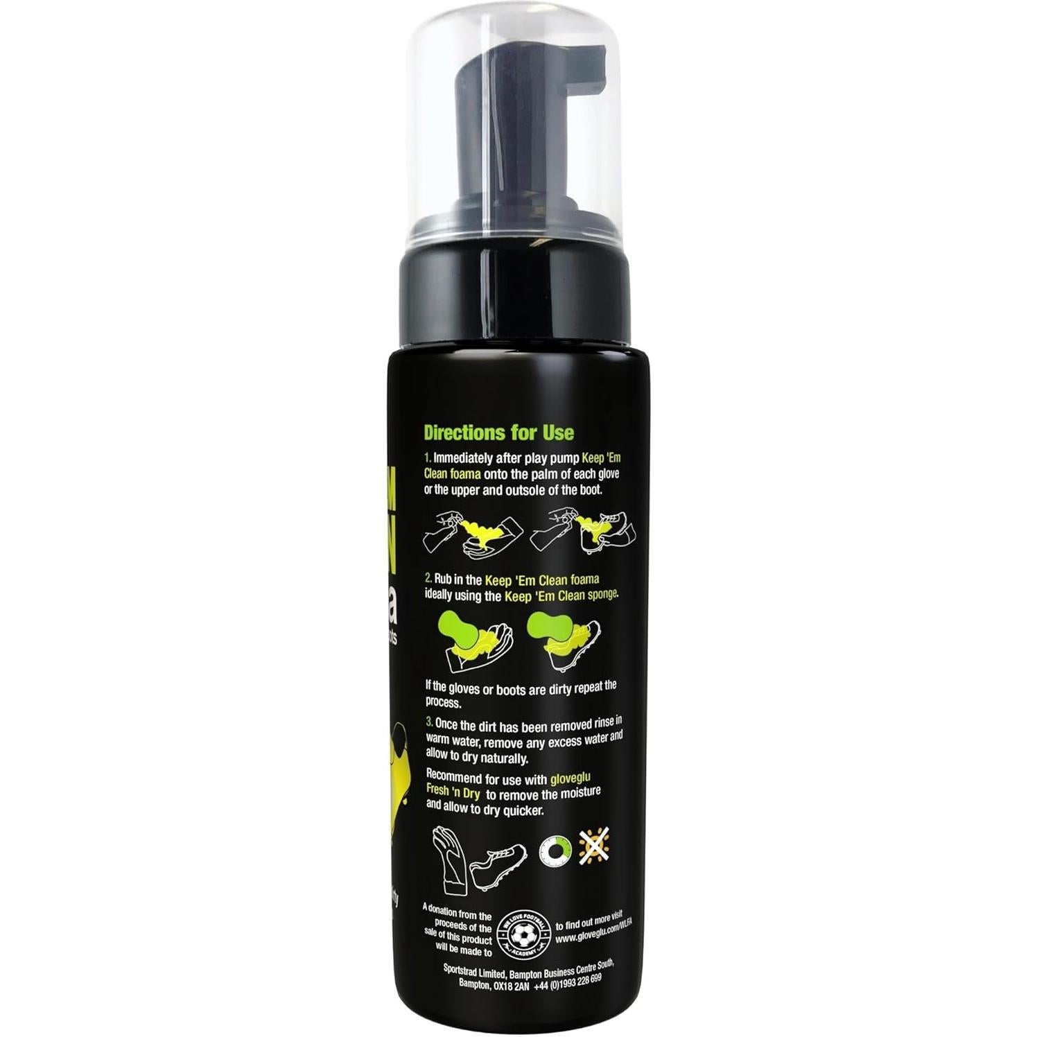 Limpiador Foama para Guantes y Botas de Fútbol 200ml - Keep 'Em Clean