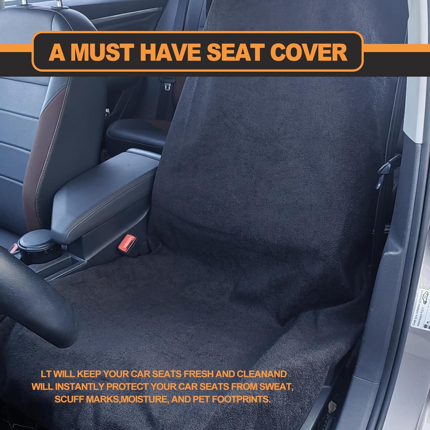 Funda de Asiento Impermeable KEVWR Negra para Auto