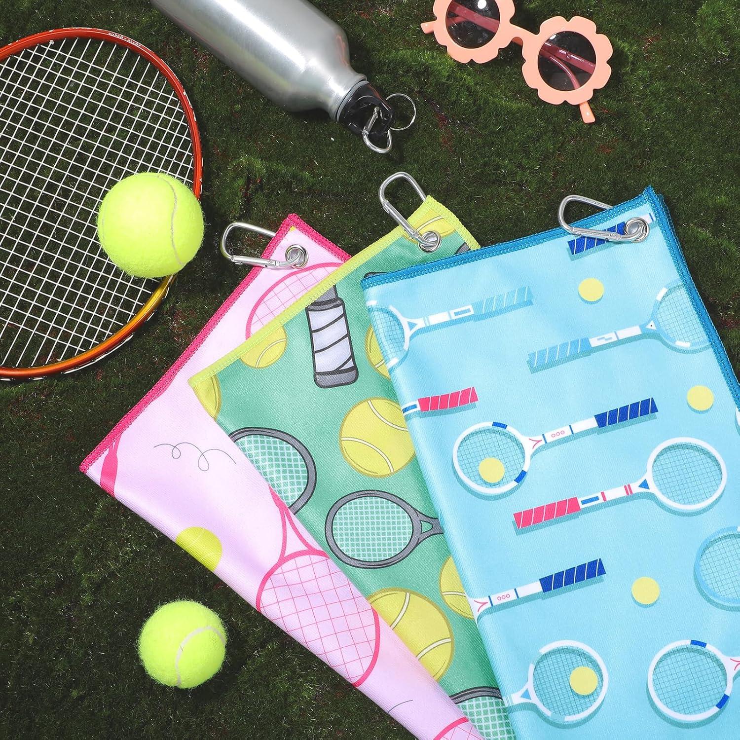 6 Toallas de Tenis Wutfuooo 38x42 cm Multicolor Absorbentes