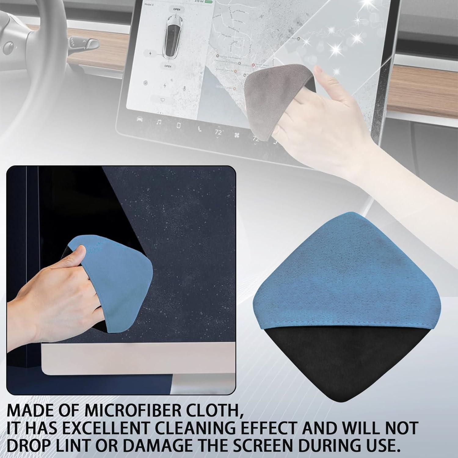 Limpiador de Pantallas de Auto QKYS, Paño Microfibra Azul