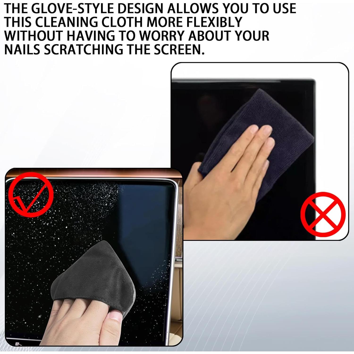 Limpiador de Pantallas de Auto QKYS, Paño Microfibra Azul